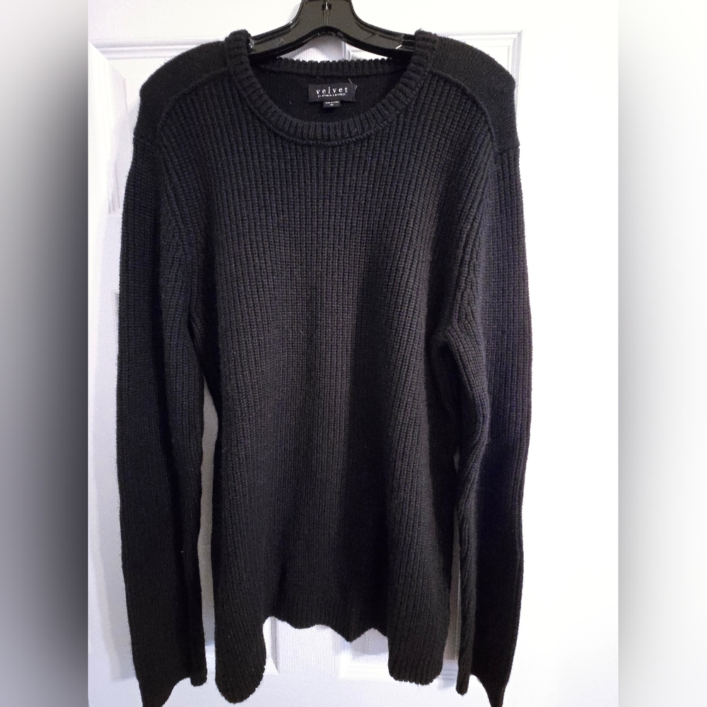 Velvet By Graham and Spencer Ribbed Sweater, Size XL